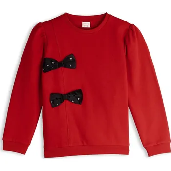 Dívčí oblečení GATE Mikina s mašlemi 8Y 825-0461/555