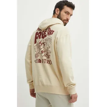 Pánské oblečení Bavlněná mikina The North Face NF0A87DV3X41 béžová 80X, vel. S