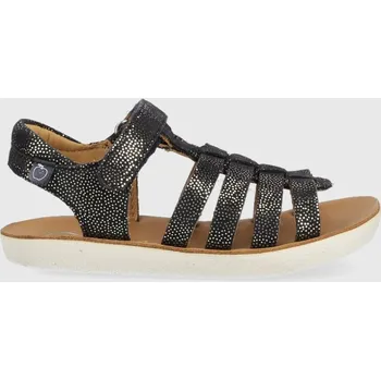 Dívčí sandály Dětské semišové sandály Shoo Pom tmavomodrá barva O4PLAR0406.24.27 99X, EUR 24