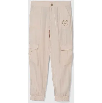 Dětské kalhoty Guess oranžová barva, s aplikací J4RB03.WFYV0.PPYH 24X, vel. 158-166