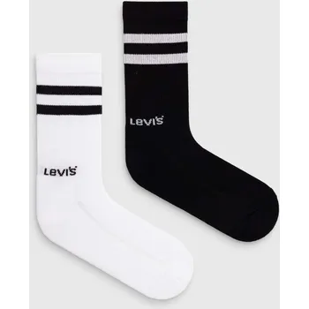 Pánské ponožky Ponožky Levi's 2-pack černá barva 37157.1063 99X, vel. 39/42