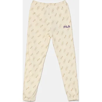 Chlapecké kalhoty Dětské tepláky Fila LOITZENDORF FAT0577 béžová 01X, vel. 170-176