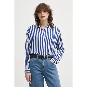 Dámská košile Košile Marc O'Polo dámská, bílá barva, relaxed, s klasickým límcem, M02120842109 00X, vel. 34