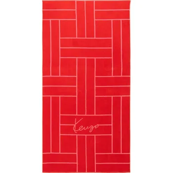 Ručník Bavlněný plážový ručník Kenzo KTATAMI Pavot 90 x 170 cm 1046230 červená 33X, vel. ONE SIZE