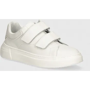 Dámské tenisky Dětské kožené sneakers boty Emporio Armani bílá barva, XYX035 XCC76 XYX035.XCC76 00X, EUR 36