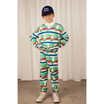 Dětské bavlněné tepláky Mini Rodini 2373011700 vícebarevná MLC, vel. 68-74