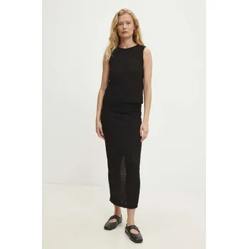 Dámská sukně Souprava Answear.LAB černá barva 2992.2991.fms 99X, vel. M