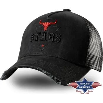 Kšiltovka Stars and Stripes Trucker kšiltovka - STARS BLACK Velikost: Unisize (S-XL)