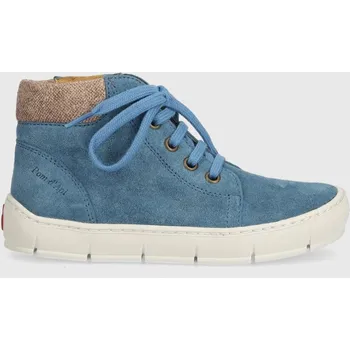 Chlapecké tenisky Dětské semišové sneakers boty Pom D'api START TOP P1CBAY0401.28.30 modrá 55X, EUR 29