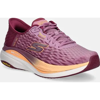 Pánské tenisky Běžecké boty Skechers Max Cushioning Propulsion - Vitality fialová barva, 128905 40X, EUR 41