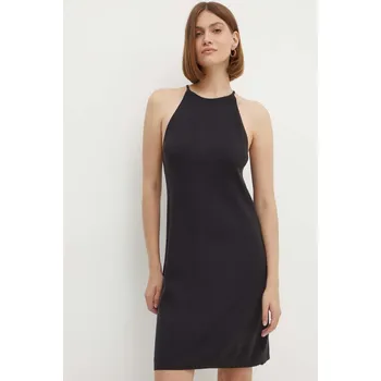 Dámské šaty Šaty Calvin Klein Jeans černá barva, mini, J20J223518 99X, vel. S