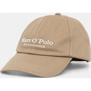 Kšiltovka Kšiltovka Marc O'Polo zelená barva, s aplikací, M22803801076 19X, vel. ONE SIZE