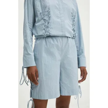 Pánské kraťasy Bavlněné šortky Answear.LAB WS24.SZD121 modrá 50X, vel. S