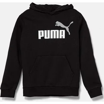 Chlapecká mikina Dětská mikina Puma šedá barva, s kapucí, s potiskem 586987 90X, vel. 104