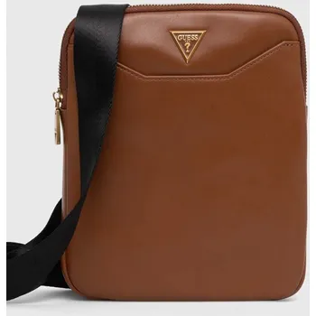 Ledvinka Ledvinka Guess MESTRE hnědá barva, HMMECA P4223 HMMECA.P4223 88X, vel. ONE SIZE