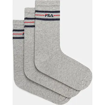 Pánské ponožky Fila - Ponožky (3-pack) F9092.D šedá 09X, vel. 39/42
