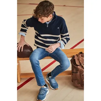 Dětské rifle Mayoral jeans slim fit basic 516.7C.Junior.9BYH modrá 50X, vel. 166