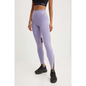 Dámské legíny Legíny BOSS dámské, fialová barva, vzorované, 50520070 49X, vel. M