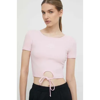 Tričko Guess NYRA růžová barva, V4GP03 KBCO2 V4GP03.KBCO2 30X, vel. XS