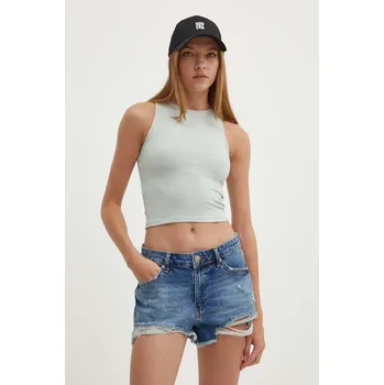 Top Hollister Co. dámský, šedá barva KI339.3572.111 09X, vel. XL