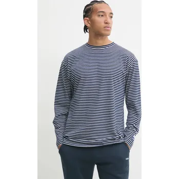 Bavlněné tričko s dlouhým rukávem Zoo York tmavomodrá barva, 60240007 59X, vel. XL