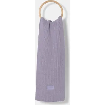 Šála Šátek z vlněné směsi MICHAEL Michael Kors fialová barva, melanžový, 539820 539820. 04X, vel. ONE SIZE