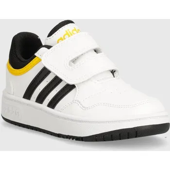 Chlapecká obuv Dětské sneakers boty adidas Originals HOOPS 3.0 CF bílá barva, IH7900 00X, EUR 19