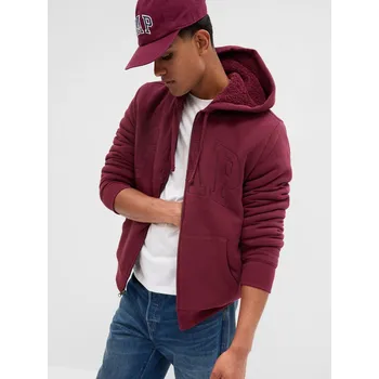 Pánská móda GAP Pánská Zateplená mikina s logem 724555-01 Velikost: XS Tričko zdarma při nákupu nad 3000,-!