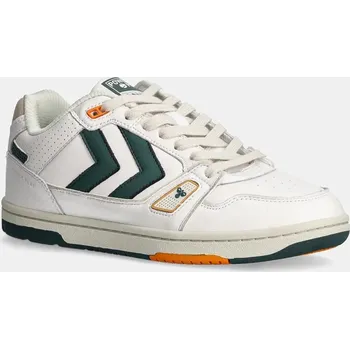 Pánské tenisky Kožené sneakers boty Hummel Power Play Lx-e béžová barva, 226244 01X, EUR 43