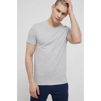 Pánské tričko United Colors of Benetton šedá barva, melanžová 3BVG2M271.501 90X, vel. XL