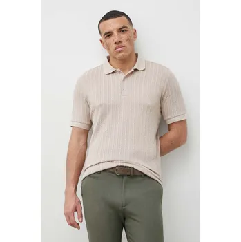 Pánský svetr Svetr Bruuns Bazaar BBM2352 béžová 08X, vel. M