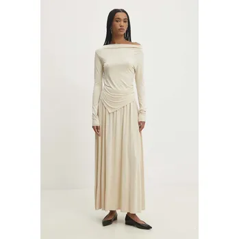 Dámská sukně Answear.LAB béžová barva 5088ab.iw 80X, vel. M/L