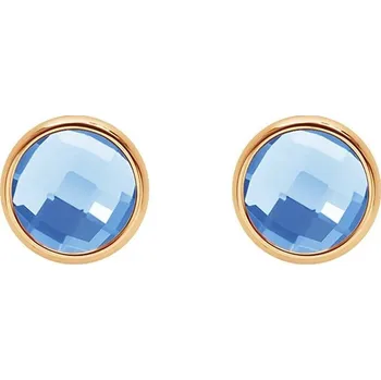 Náušnice Pozlacené náušnice Lilou One 176/10/KOL/NIK modrá 55X, vel. ONE SIZE