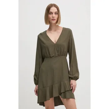 Dámské šaty Šaty Pepe Jeans KENDALL zelená barva, mini, PL953610 77X, vel. S