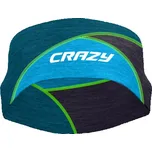 Čelenka Crazy SWITCH - tmavě zelená/modrá/černá M
