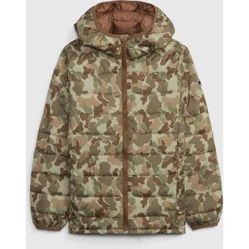 GAP Chlapecká Dětská prošívaná bunda s kapucí ColdControl 726305-00 Velikost: S Tričko zdarma při nákupu nad 3000,-!