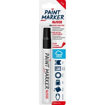 ALTECO permanentní popisovač Paint Marker SLIM černý