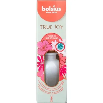 Aroma difuzér Bolsius Diffuser True Joy Floral Blessings 80ml vonná stébla