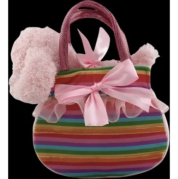 Kabelka PLYŠÁKOV - Plyšová kabelka s pejskem Karamelka