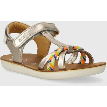 Dívčí obuv Dětské kožené sandály Shoo Pom GOA SALOME béžová barva Q4NJDF04.24.27 02X, EUR 26