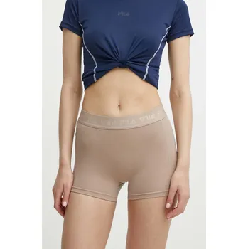 Pánské kraťasy Běžecké šortky Fila Rianxo hnědá barva, medium waist, FAW0724 84X, vel. L