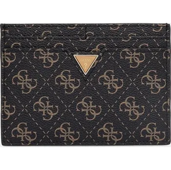 Peněženka Pouzdro na karty Guess hnědá barva, RW1706 P4401 RW1706.P4401 89A, vel. ONE SIZE