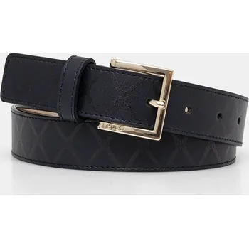 Opasek Kožený pásek HUGO 50529593 námořnická modř 59X, vel. 90