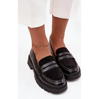 Dámské mokasíny EVENTO Dámské mokasiny z eko kůže Cailen Barva: Černá, Velikost: 38