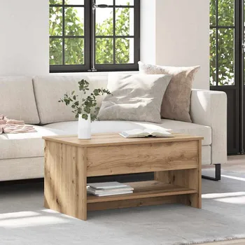 Konferenční stolek vidaXL Konferenční stolek Artisanový dub 80 x 50,5 x 41,5 cm [880714]