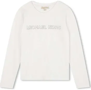 Chlapecké tričko Dětské tričko s dlouhým rukávem Michael Kors bílá barva, R30138 R30138.114.150 00X, vel. 114