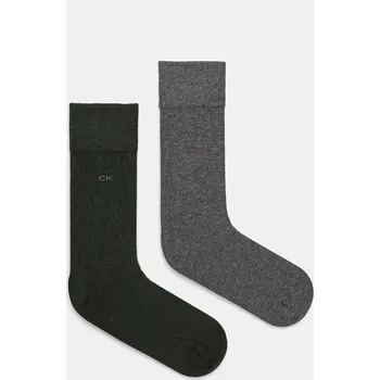 Pánské oblečení Ponožky Calvin Klein 2-pack 701218631.NOS zelená 79A, vel. 43/46