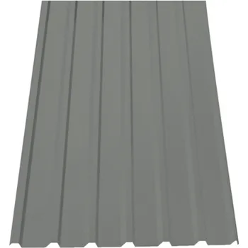 plechová krytina SATJAM Plech trapézový SAT18 NP střešní PE25 tl. 0,5 mm RAL 9006 stříbrný