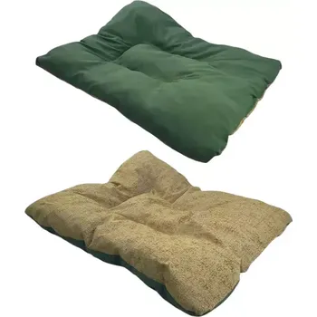 Pelíšek pro psa Velký pelíšek pro psa obdélníkový 120x100x20 Zlato-zelený