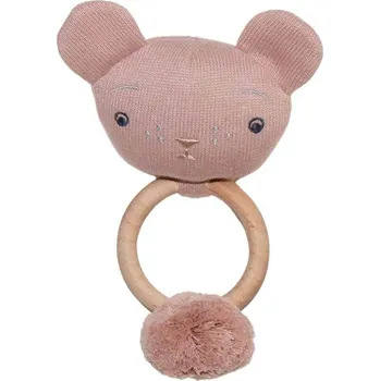 Hračka pro kojence Dětské kousátko Effiki Grzech.gryz.baw.or.roz růžová 30X, vel. ONE SIZE